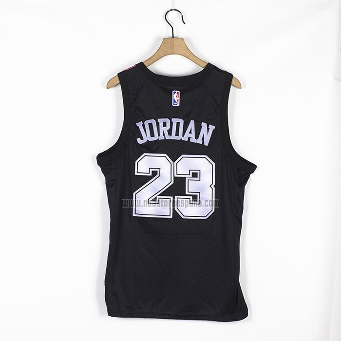 Camiseta Chicago Bulls Michael Jordan NO 23 Fashion Royalty Negro